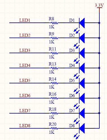 图10.LED模块电路连接