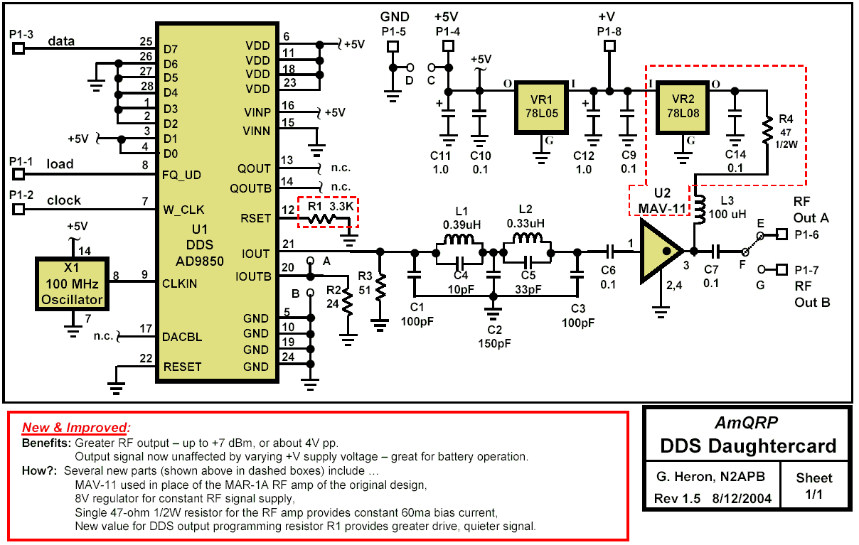 AD9850构成的任意函数发生器