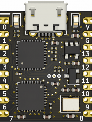 XO2-1200HC FPGA、11U35 DAP配置的FPGA模块3D视图