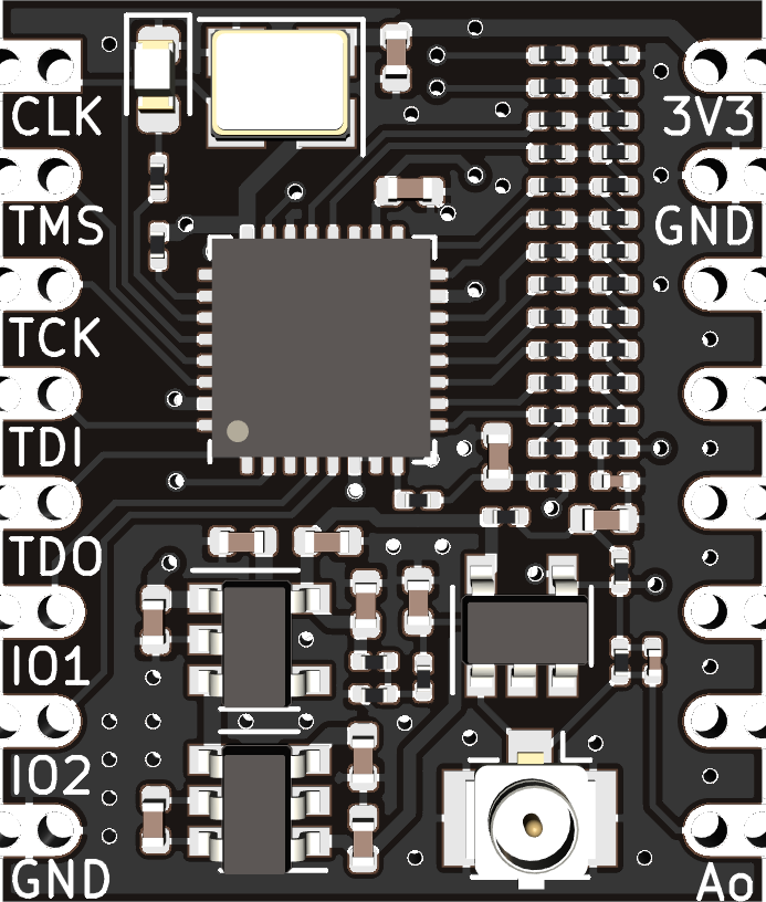 FPGA R2R构成的DDS AWG的3D效果图